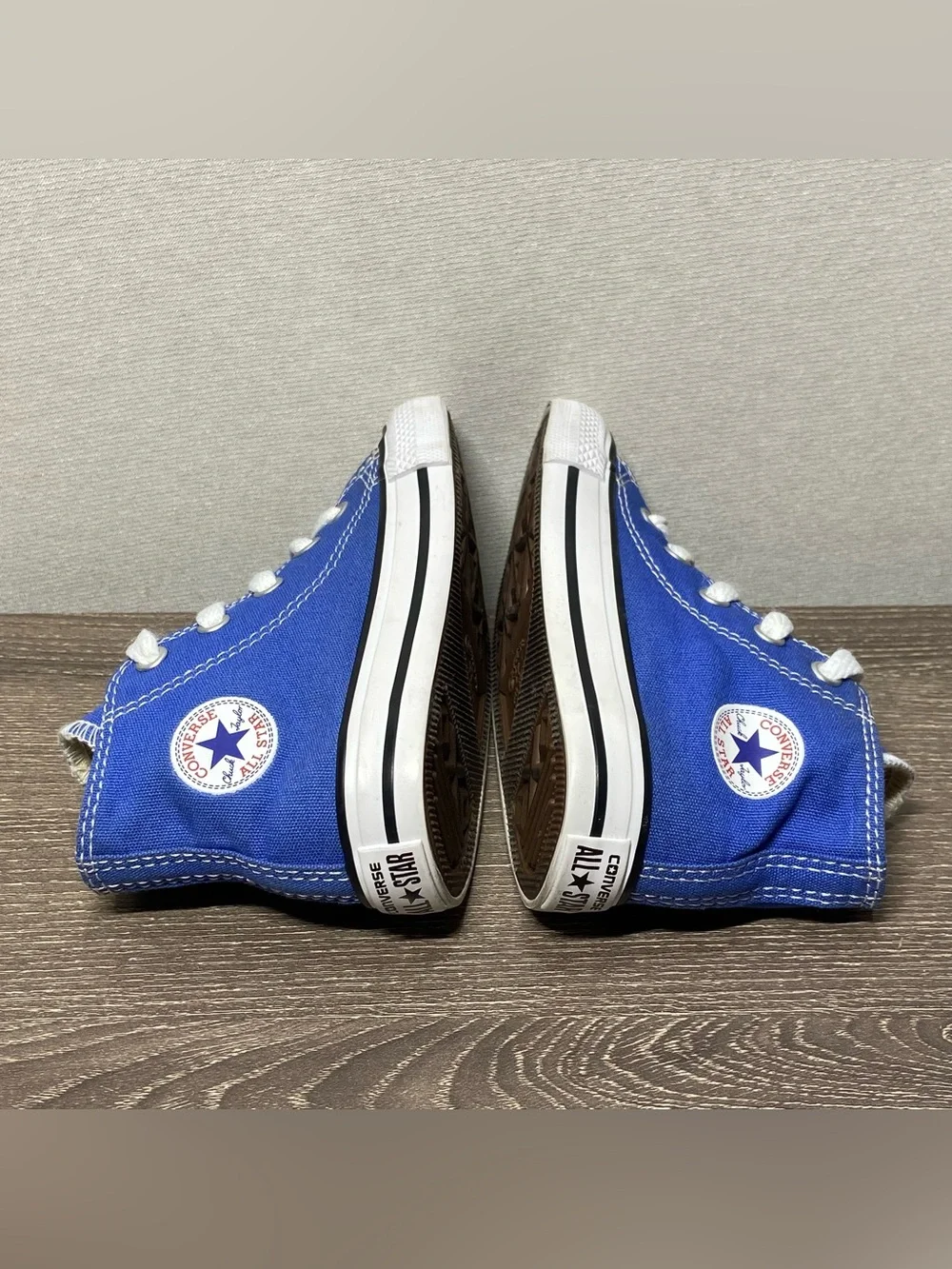 CONVERSE Kids Chuck Taylor Blue All-Star High Top Shoes Size 7